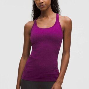 Lululemon Magenta Ebb to Street Tank Top Light Support, B/C Cup Sz 6